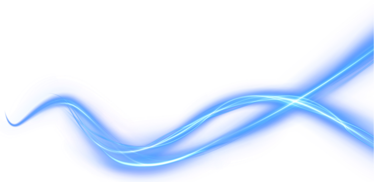 Abstract blue light wave overlay with smooth curves and soft gradients, creating a dynamic visual effect for creative design projects and digital backgrounds