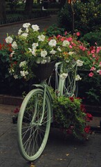 bicycle in the garden