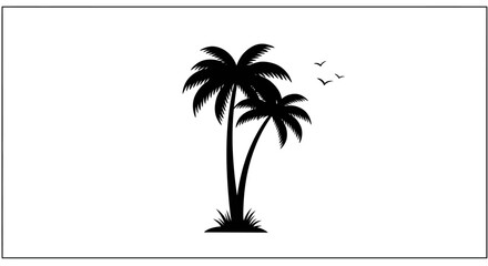 palm tree vector illustration