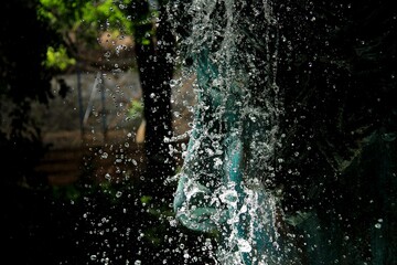 water fountain in the park