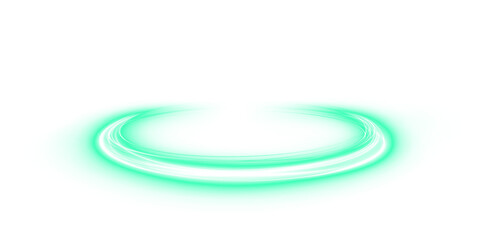 Obraz premium Vibrant green glowing circular PNG overlay with soft edges, ideal for creative projects, digital art, and enhancing visual storytelling in various designs