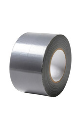 Rolled-up gray duct tape