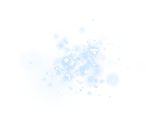 Soft blue abstract PNG overlay featuring delicate bubbles and ethereal textures, creating a dreamy atmosphere for design projects and artistic compositions with copy space