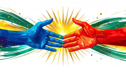 Handshake collaboration partnership agreement deal cooperation unity teamwork success connection trust support understanding harmony alliance negotiation meeting venture venture venture venture ventur