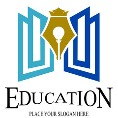 Education Logo Design Inspiration Vector Template