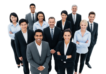 Corporate Team Portrait Highlighting Diversity & Professionalism