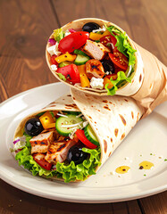 Delicious Grilled Chicken Wraps Packed With Fresh Ingredients