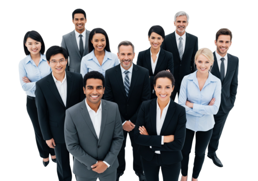 Corporate Team Portrait Highlighting Diversity & Professionalism