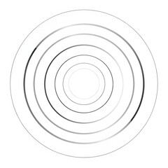 Concentric circles with a distressed textured overlay and faded center