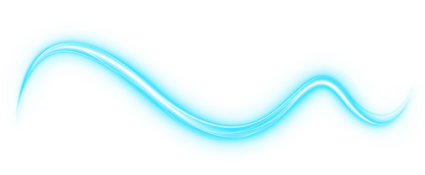 Blue wave PNG overlay with smooth flowing lines, ideal for creative design projects, backgrounds, and artistic compositions, enhancing visual storytelling and aesthetics