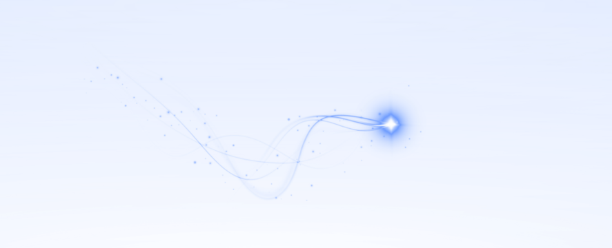 Abstract blue swirl overlay with soft gradients and sparkling particles, creating a dynamic visual effect for creative design projects and digital artwork