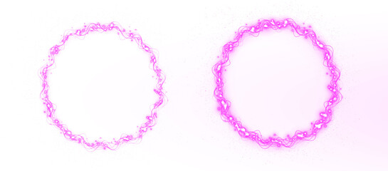 Pink abstract circular overlay design featuring flowing lines and soft textures, perfect for creative projects, invitations, or digital backgrounds with copy space