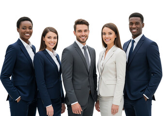 Diverse Professional Team in Business Attire