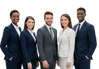 Diverse Professional Team in Business Attire