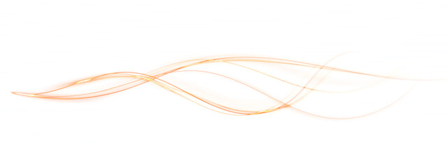 Abstract orange wave overlay with smooth flowing lines on a light gray background, ideal for creative design projects and enhancing visual storytelling elements