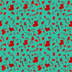 Seamless Christmas background for paper