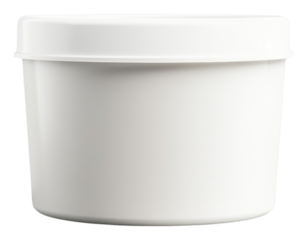PNG Ice cream tub mockup bowl gray cup.