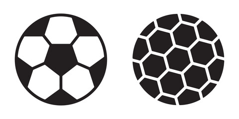 Fototapeta premium Soccer ball icon. isolated on white background for sports and recreation.