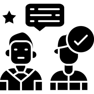 Talking Icon Vector Element
