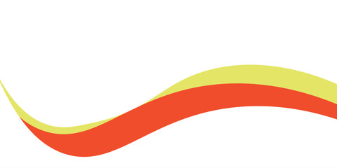 Vector red line background curve element with white space for text and message design, overlapping layers. Eps10