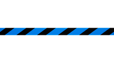 Blue caution tape PNG. Under construction tape PNG for safety and warning design projects. Danger caution tape PNG. Black and Blue warning tape PNG isolated for construction themes