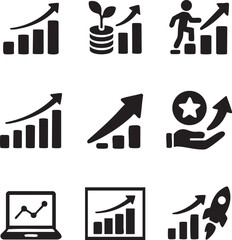 Growth and Investment Icons