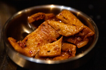 Korean BBQ Banchan - fish cake
