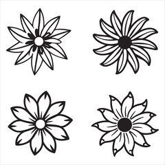 A Vibrant and Cheerful Black-Eyed Susan Flower, a Bold Wildflower of the Rudbeckia Family, a Golden Daisy like Bloom with a Distinctive Dark Center
