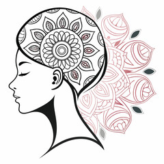 silhouette of a woman doing yoga