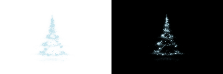 Christmas Tree Lights PNG Overlay Sparkling Spruce Holiday Glow	