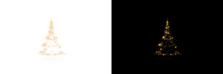 Christmas Tree Lights PNG Overlay  Sparkling Spruce Holiday Glow