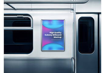 Subway Billboard Mockup 129