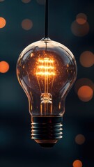 Illuminating Ideas A Glowing Symbol of Inspiration and Innovation