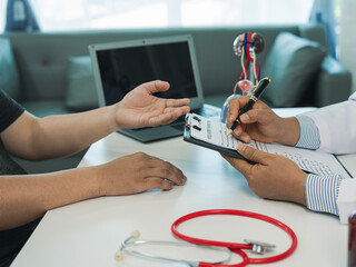 A young man goes to the doctor to be checked for a urinary tract infection and an enlarged...