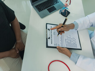 A young man goes to the doctor to be checked for a urinary tract infection and an enlarged...