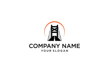 bridge icon company logo template