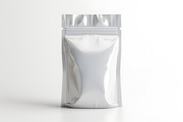 Silver foil pouch, blank, food packaging