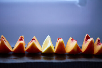  be not the same. be diffrent. Be exclusive. Be special. peaches and lemon.