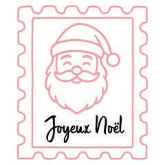 Christmas Santa Stamp