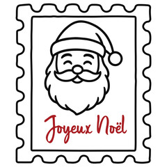 Christmas Santa Stamp