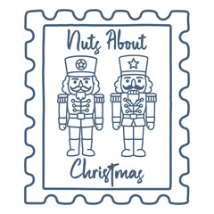 Christmas Nutcracker Stamp