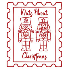 Christmas Nutcracker Stamp