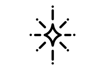 星のシンプルな手描きイラスト02