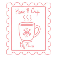 Christmas Deer Stamp