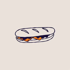 Sandwich Illustration