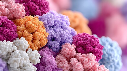 Detailed Render of Antibody Binding to Antigen in Vibrant Cellular Environment