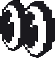 Pixelated Googly Eyes