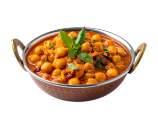 Authentic Chana Masala Top View