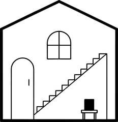 vector illustration of a house