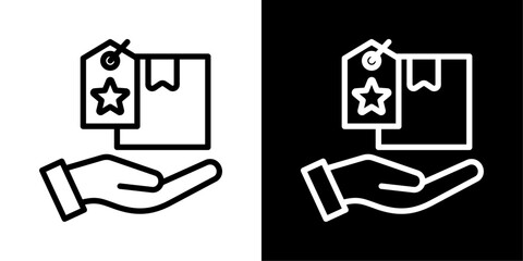 Product Brand icon of a flat style vector